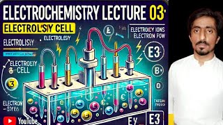 Electrochemistry Lecture 03 Understanding Electrolysis Cell  Class 12 Chemistry Industrial [upl. by Anitsirhc]