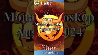 Stier LIEBE ❤️ Horoskop August 2024 [upl. by Lahcear]