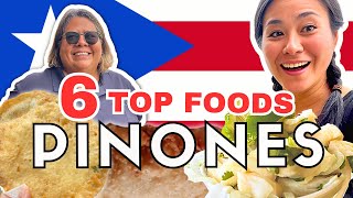 6 TOP PUERTO RICAN FOODS OF PINONES  Puerto Rico FOOD TOUR [upl. by Carnahan]