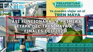 Tren Maya está a 10 días de iniciar operaciones en su primera etapa 16 de diciembre del 2023 [upl. by Attenwahs]