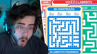 cellbit resolvendo 20 ENIGMAS de LABIRINTO [upl. by Yspyg]