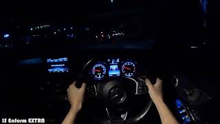 2016 MercedesBenz C300 Cabriolet A205 POV Night Drive [upl. by Marsh]