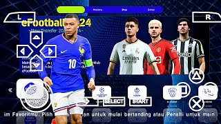 eFootball PES 2024 PPSSPP Patch Original Ps5 Update Transfer amp Fix Cursor Name Best Graphics [upl. by Fitzhugh]