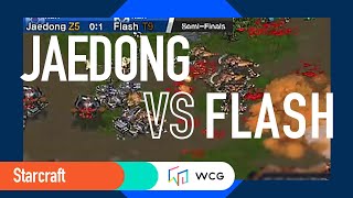 WCG 2010 GF Starcraft Semi Final Set 2  Jaedong vs Flash Eng [upl. by Cristoforo]