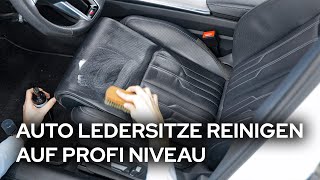 Lederreinigung amp Lederpflege nach 98000km im Audi A6 I Innenraum Aufbereitung [upl. by Jabin]