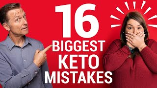 The 16 Biggest Keto Mistakes DONT MAKE THEM [upl. by Naryb]