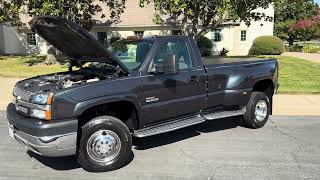 2004 Silverado 3500hd 4wd 66 duramax 123k miles no reserve eBay auction [upl. by Aneema]