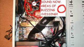 Hissingbuzzing Asus P5KC motherboard Q6600 under load [upl. by Arihsay892]