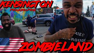 Kensington Philadelphia  Zombieland  Zombie City [upl. by Aynotahs]