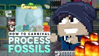 How To Process Fossils and Splice DNAs in Growtopia [upl. by Lemej164]