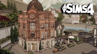 Windenburg Cafe  The Sims 4 speed build [upl. by Errecart]