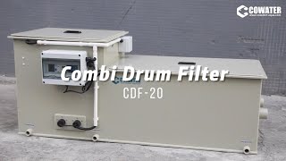 Drum Filter  UV Sterilizer  Bio Media Filter Combine System [upl. by Rosemary]