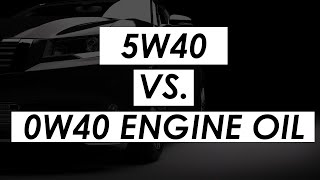 5W40 vs 0W40 engine oil comparison [upl. by Viglione554]