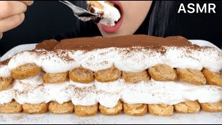 ASMR Tiramisu  MUKBANG Eating Sounds [upl. by Henig]