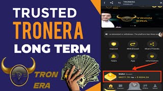 The best cloud mining site TRONERA  Earning TRX Everyday  Earn money online 2024 [upl. by Davon730]