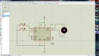 L293D motor driver simulation in Proteus [upl. by Luapnaej542]