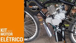 Kit Motor 80cc Elétrico Bicimoto [upl. by Anemolif]