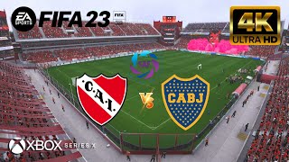 FIFA 23  Independiente vs Boca Juniors  Liga Argentina  Next Gen  Series X 4K 60FPS [upl. by Isewk]