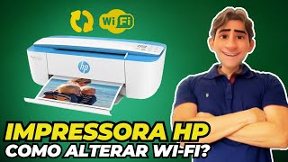 ✅ Impressora HP DESKJET 3775 como alterar rede WIFI [upl. by Nielsen]