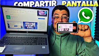 🟢 COMPARTIR PANTALLA en VIDEOLLAMADA DE WHATSAPP 🔥 Nueva Función en PC whatsapp [upl. by Nereus374]