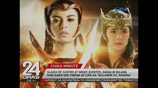 24 Oras Glaiza at Mikee Quintos babalik bilang sina Pirena at Lira sa quotMulawin Vs Ravenaquot [upl. by Nedrob]