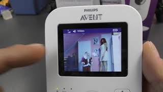 Philips AVENT SCD83326 VideoBabyphone  Test [upl. by Anileda851]