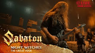 SABATON  Night Witches Live  The Great Tour  Leipzig [upl. by Aivart]