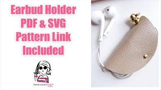 How to make an Earbud Holder  NO SEW [upl. by Thurnau]