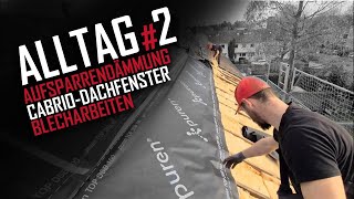 Dachdecker  Alltag 2  Schleppstreifen  Ortgang  PU Dämmung [upl. by Faulkner731]