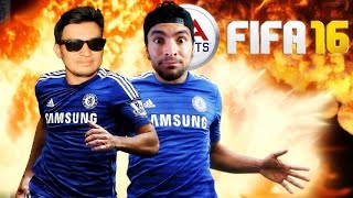 DESTROZANDO RIVALES EN FIFA 16 COOPERATIVO CON SERGIO [upl. by Ardnikat]