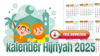 Kalender Hijriyah 2025 [upl. by Viafore211]