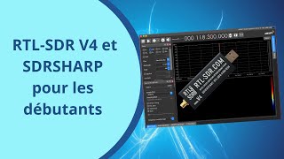 RTL SDR V4 et SDRSHARP [upl. by Ellirpa]