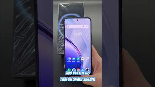 VIVO V40 Lite 5G Turn on Smart Sidebar [upl. by Aihcsrop845]