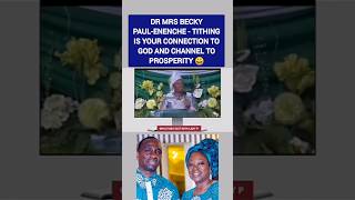 DR MRS BECKY PAULENENCHE  TITHING IS YOUR CONNECTION TO GOD AND CHANNEL TO PROSPERITY 😀 [upl. by Notrab]