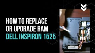 How To Replace Or Upgrade Ram Dell Inspiron 1525 [upl. by Naylor]