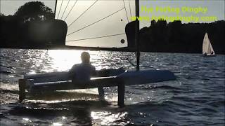 Relaxed upwind foiling with 17kn of boat speed  thats The Foiling Dinghy [upl. by Esyli]