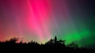 WATCH Northern lights seen across the Maritimes in Canada [upl. by Aurel44]