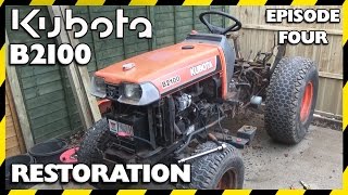 Kubota B2100 Compact Tractor Restoration  Episode Four  Cab Removal [upl. by Daven429]