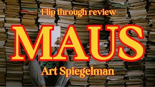 Maus  Art Spiegelman  Flip Through Review [upl. by Freberg]