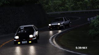 Making Touge calm after a tiring day at work  Assetto Corsa [upl. by Edita]