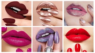 Most Beautiful Lips amp Lipstick Colours 20232024New Lipstick Shades 20232024Listick Shades [upl. by Acino]