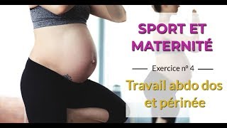 Top 5 sport maternité  Exercice n°4 quadrupédie [upl. by Byram]