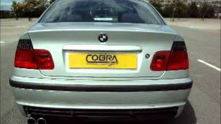 BMW E46 318 Performance Exhaust by Cobra Sport Exhausts [upl. by Centeno]