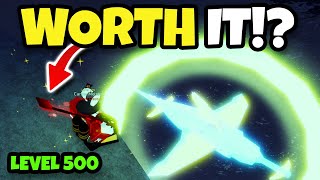 Is The NO LIFE Rod WORTH 500 LEVELS In FISCH Roblox [upl. by Akili]