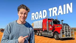 4 days in a ROAD TRAIN across Australia [upl. by Redienhcs207]