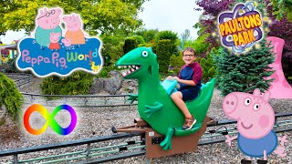 Our First Trip to Peppa Pig World Paultons Park Day 1 [upl. by Enecnarf]