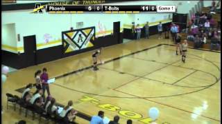 Andrew vs LincolnWay North  Varsity Volleyball  Volley for the Cure 2012 [upl. by Rivy301]