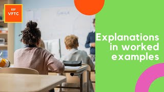 Explanations in worked examples [upl. by Enovad]