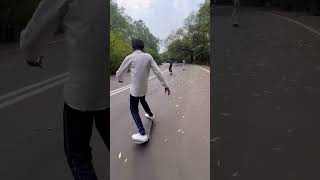 Morning skate lessons near Van Vihar skateboarding skate bhopal bhopalsb slay [upl. by Jewell]