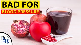 Why pomegranate juice is BAD for blood pressure [upl. by Cinimmod]